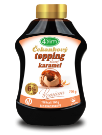 4Slim Čakankový topping slaný karamel 700 g