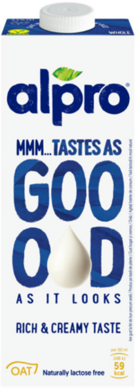 Alpro Ovsený nápoj Tastes as Good rich and creamy 3,5% 1000 ml