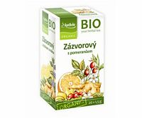 Apotheke BIO Zázvorový s pomarančom 20 x 1,5 g