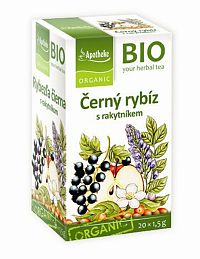 Apotheke Čaj Čierne ríbezle s rakytníkom BIO 20 vrecúšok