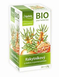 Apotheke Rakytníkový čaj s mätou a pomarančom BIO 20 vrecúšok