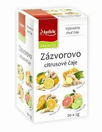 Apotheke Zázvorovo-citrusové čaje 4v1 20 vrecúšok