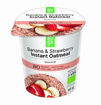 Auga Celozrnná ovsená kaša Banán a jahoda BIO 60 g