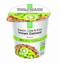 Auga Ovsená kaša s hrozienkami, semienkami chia a kivi BIO 60 g