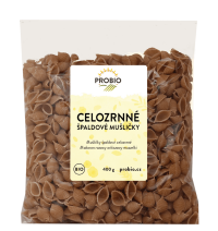 Bioharmonie Špaldové celozrnné mušličky BIO 400 g