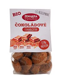Biopekáreň Zemanka Bezlepkové šošovicové BIO hrudky s kokosom a čokoládou 100 g