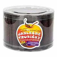 Bioprodukt JT Trubičky jablčné s čiernymi ríbezľami a čokoládou - dóza 540 g