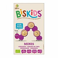 BISkids Detské celozrnné mini chia sušienky bez prid. cukru BIO 120 g