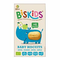 BISkids Mäkké detské sušienky s jablčnou šťavou bez prid. cukru 6M+ BIO 120 g