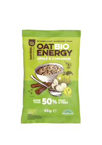 Bombus Bezlepková ovsená kaša BIO ENERGY apple & cinamon 65 g