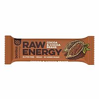 Bombus Raw ENERGY 50g kakao a kakaové bôby