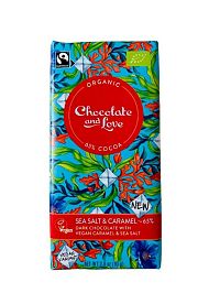 Chocolate and Love Sea Salt & Vegan Caramel 65% BIO 80 g