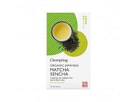 Clearspring Japonský zelený čaj Sencha a Matcha BIO 20 vrecúšok