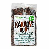 Country Life Kakaové bôby nepražené drvené BIO 100 g