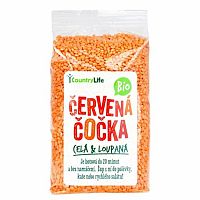 Country Life Šošovica červená celá lúpané 500 g BIO