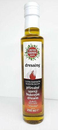 Cretan Farmers Extra panenský olivový olej údený bukovým drevom 250 ml