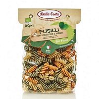 Dalla Costa semolinové cestoviny BIO Tricolore Fusilli 400 g