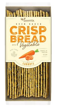 Danvita Krehké pšeničné plátky s karotkou 130 g