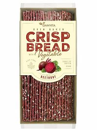 Danvita Krehké pšeničné plátky z červenej repy 130 g