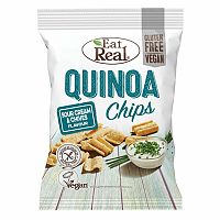 Eat Real Chipsy Quinoa, smotana a pažítka 30 g