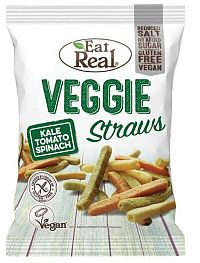 Eat Real Tyčinky Veggie s kelom, paradajkami a špenátom 113 g