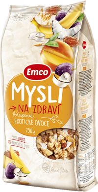 Emco Mysli - Chrumkavé s kúskami ovocia 750g