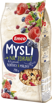 Emco Mysli - Čučoriedky a maliny 750 g