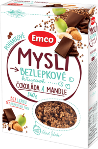 Emco Mysli Pohánkové - Čokoláda a mandle 340 g