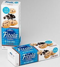 Fitola Chocolate Krehké sušienky bez pridaného cukru s čokoládou bez cukru 150 g