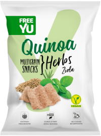 FreeYu Quinoa multigrain snack Herbs 70 g