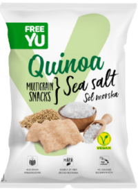 FreeYu Quinoa multigrain snack Sea Salt 70 g