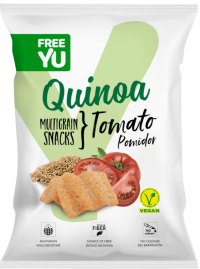 FreeYu Quinoa multigrain snack Tomato 70 g