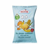 FruchtBar Chrumky Korytnačky - kukurica, mango a banán BIO 30 g
