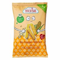 FruchtBar Kukuričné chrumky so syrom nesolené BIO 30 g