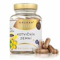 Golden Nature Kotvičník zemný 90%, zinok a selén 100 tabliet