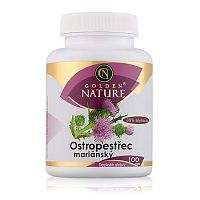 Golden Nature Pestrec mariánsky 80% silymarínu 100 tabliet