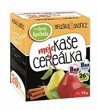 Green Apotheke Cereálka ovsená kaša hruška so škoricou 4X75 g