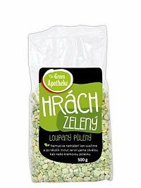 Green Apotheke Hrach zelený lúpaný polený 500 g