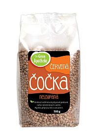 Green Apotheke Šošovica červená nelúpaná polená 500 g