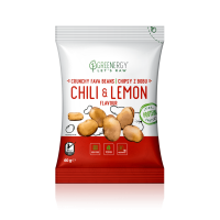 Greenergy Fava Chips s príchuťou chilli a citrónu 60 g