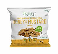 Greenergy Fava Chips s príchuťou medu a horčice 50 g