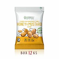 Greenergy Fava Chips s príchuťou medu a horčice 60 g