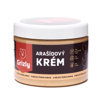 GRIZLY Arašidové maslo s bielou čokoládou 500 g