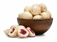 GRIZLY Lyofilizované maliny v jogurtovej čokoláde 250 g