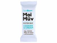 GymBeam proteinová tyčinka MoiMüv cookies + cream 60 g