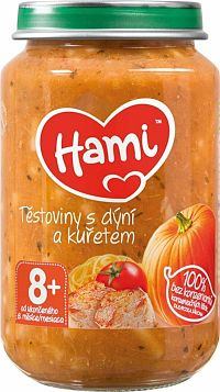 Hami Mäsozeleninový príkrm Cestoviny s tekvicou a kuraťom 200 g