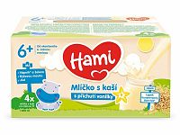 Hami Mliečko s kašou s príchuťou vanilky 4x250ml