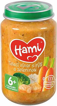 Hami Teľací vývar s ryžou a zeleninou 200 g