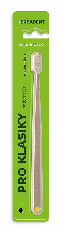 Herbadent Zubná kefka Original EKO so strednými vláknami 1 ks