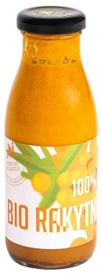 Hradecké delikatesy Rakytníková šťava 100% BIO 250 ml